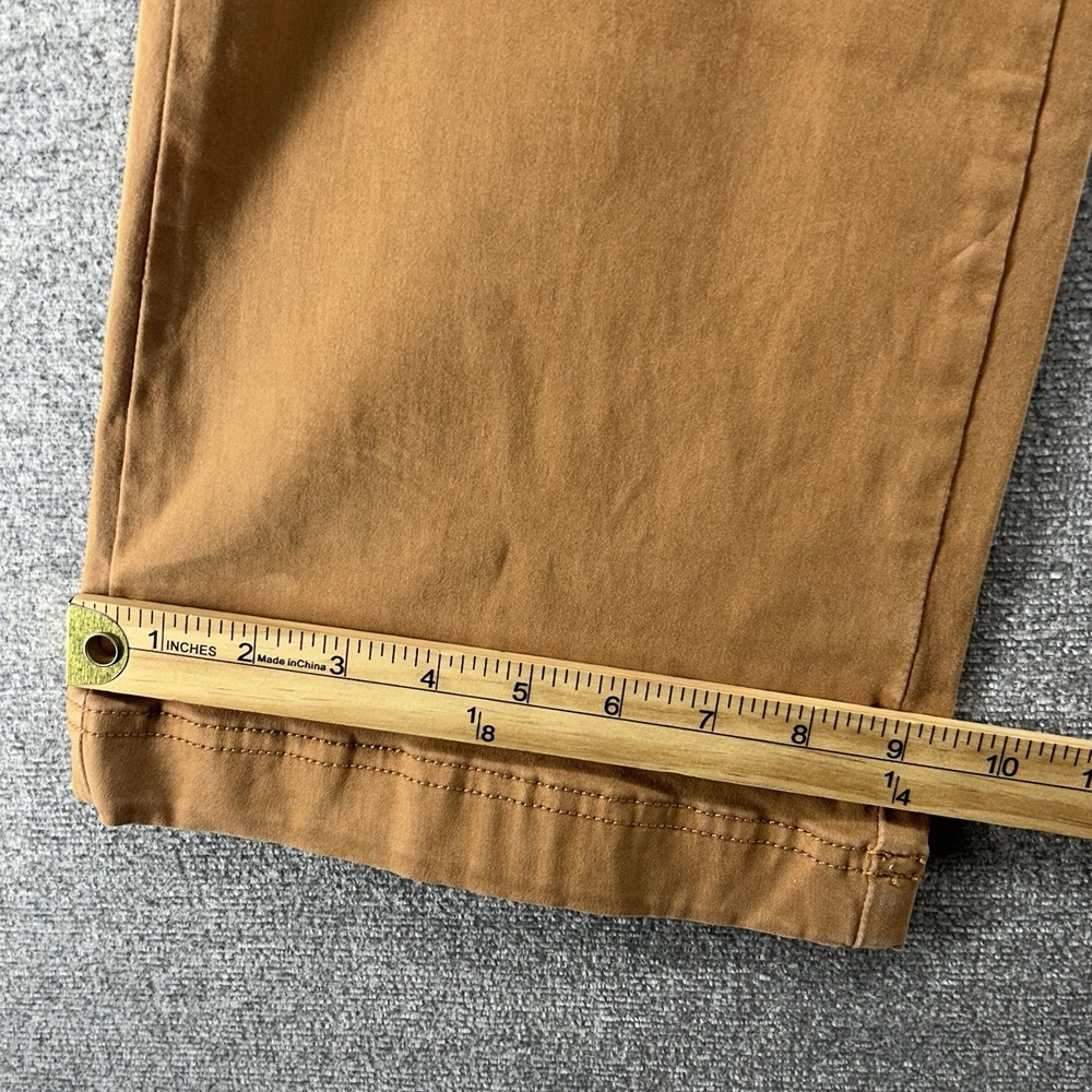 Pilcro Flare Pants Women Size 29 Brown Casual Stretch - Picture 10 of 11